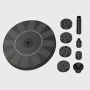 #Rustic #Silver #with Lily #with Deep Water Plant #without Plants (Bowl and Mesh Only) #without Plants #2.5W Floating Fountain